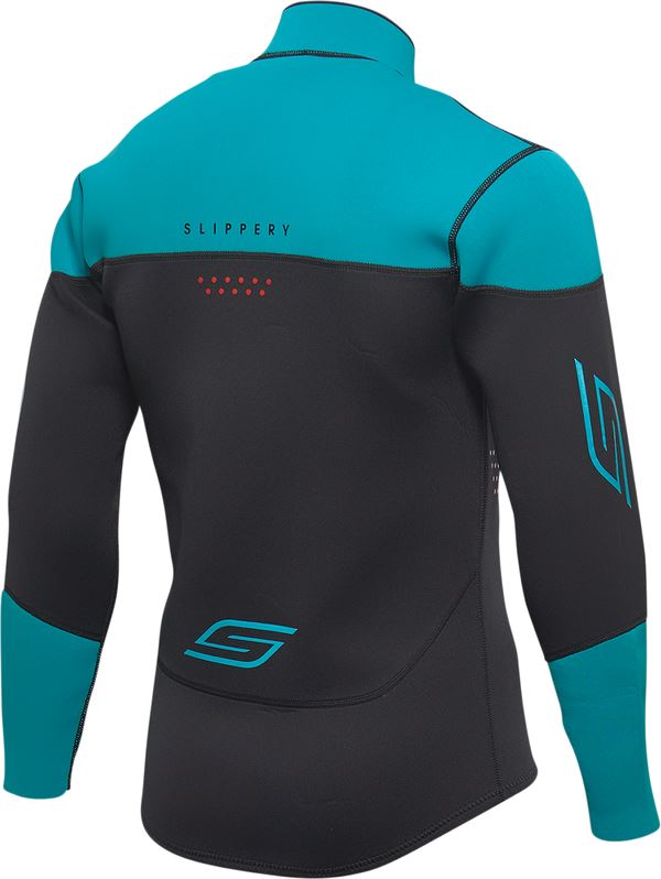 SLIPPERY Watersports Breaker Wetsuit Black/Aqua