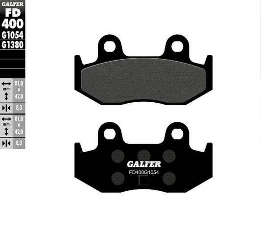 GALFER Brake Pad Street Semi-Sintered Metal FD400G1054