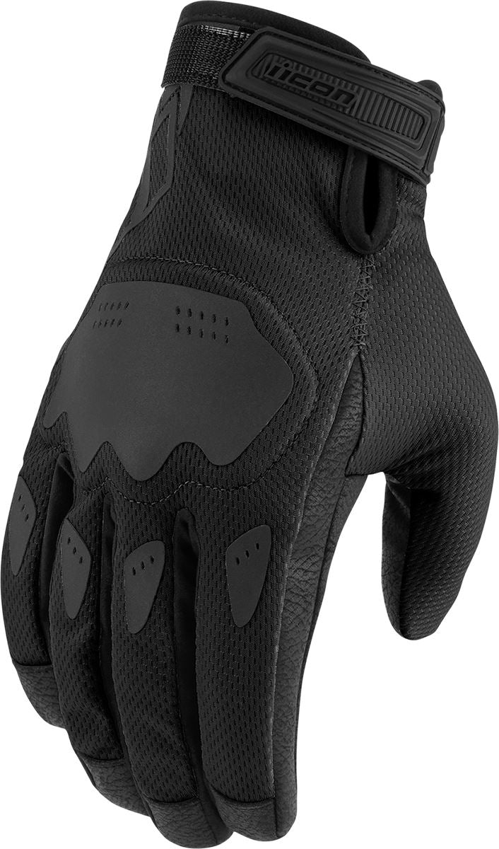 ICON Women's Hooligan™ CE Motorcycle Gloves Black 2023 Model