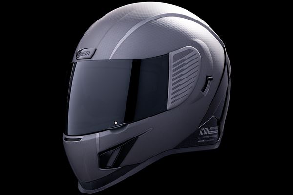 ICON Airform™ Counterstrike MIPS® Motorcycle Helmet Silver - 2023 Model