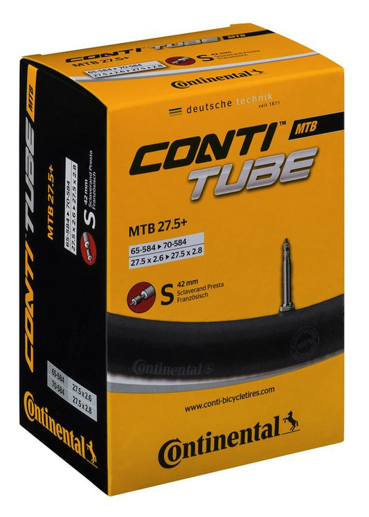 CONTINENTAL ContiTube MTB Bicycle Tube MTB 27.5"-65-584->70-584