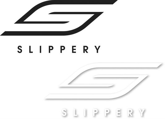 SLIPPERY Die Cut Stickers 6 4320-2456