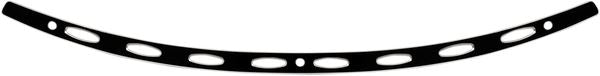 MEMPHIS SHADES Windshield Trim Black Oval MEB0975