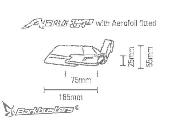 BARKBUSTERS AERO-GP Lever Guard Protector Black AGP-001-01-BK