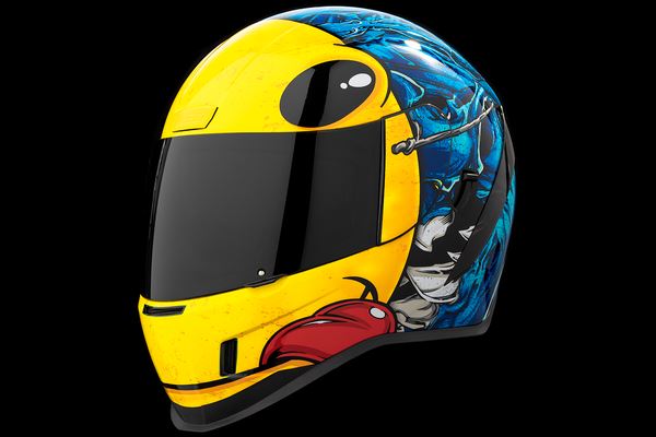 ICON Airform™ Brozak MIPS® Motorcycle Helmet Blue - 2023 Model