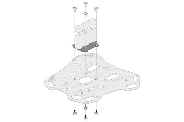 SW MOTECH Adapter Kit For Adventure-Rack GPT.00.152.35900/B