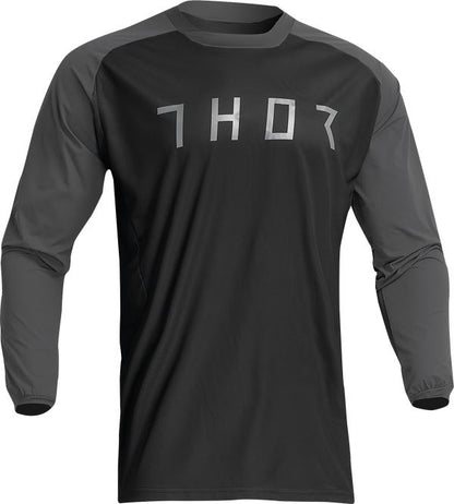 THOR Terrain MX Motorcross Jersey Black/Charcoal 2023 Model