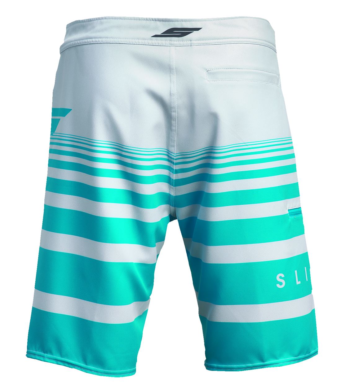 SLIPPERY Watersports Glide Board Shorts Gray/Aqua