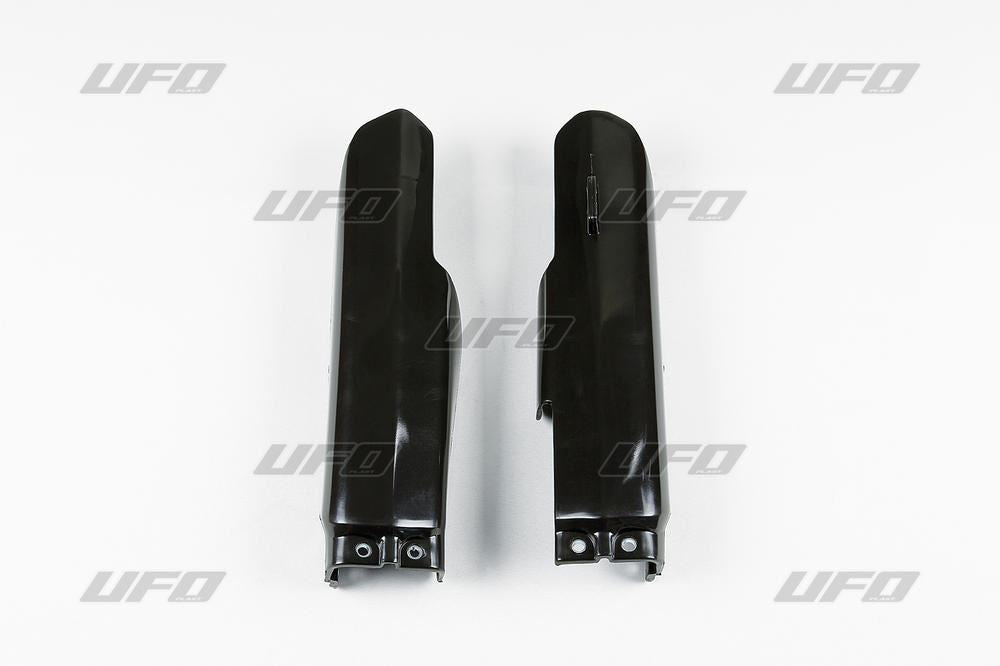 UFO FORK SLIDER PROTECTORS SUZUKI RM85 BLACK SU3907-001