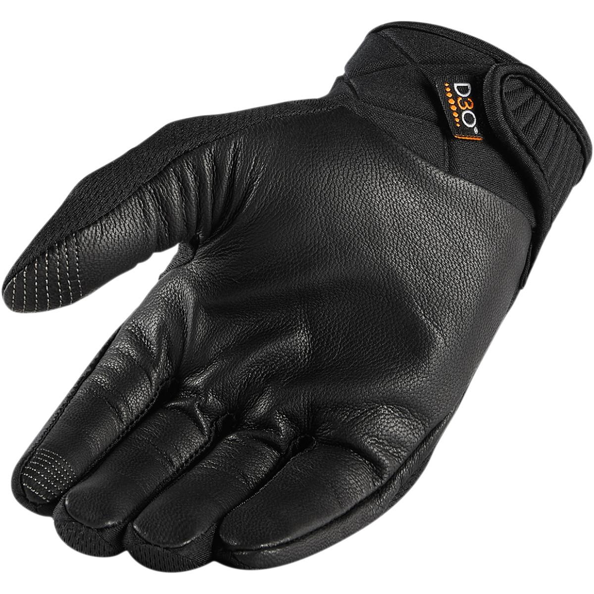 ICON Women's Anthem 2 CE Motorcycle Gloves Black 2023 Model