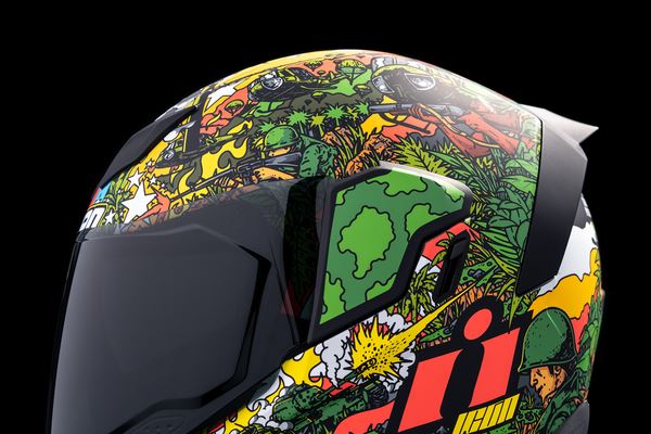 ICON Airflite™ GP23 Motorcycle Helmet Green - 2023 Model