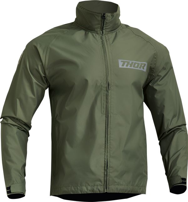 THOR Pack MX Motorcross Jacket Green 2023 Model