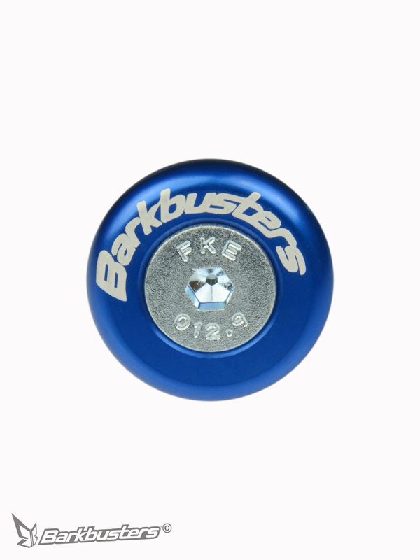 BARKBUSTERS BAR END PLUG 14/18mm Blue B-045-BU