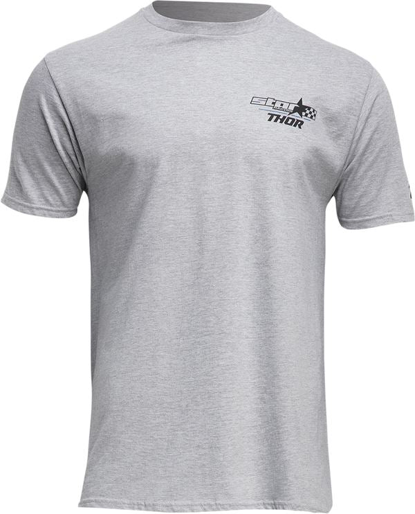 THOR Star Racing MX Motorcross T-Shirt Heather Gray 2023 Model