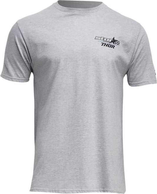 THOR Star Racing MX Motorcross T-Shirt Heather Gray 2023 Model