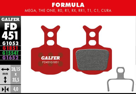 GALFER Brake Pad Bicycle FD451G1851