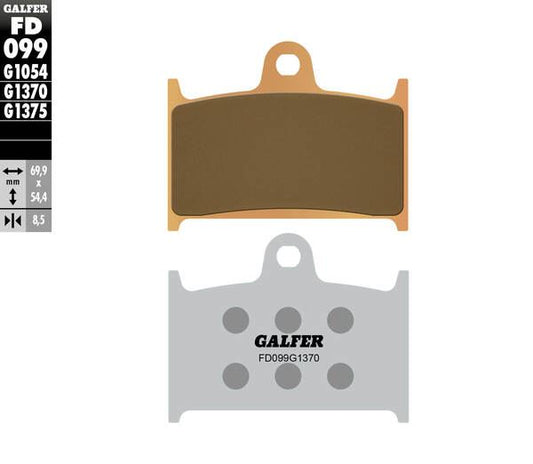 GALFER Brake Pad Street Sintered Metal FD099G1375