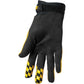THOR Hallman Digit MX Motorcross Gloves Yellow/Black 2023 Model