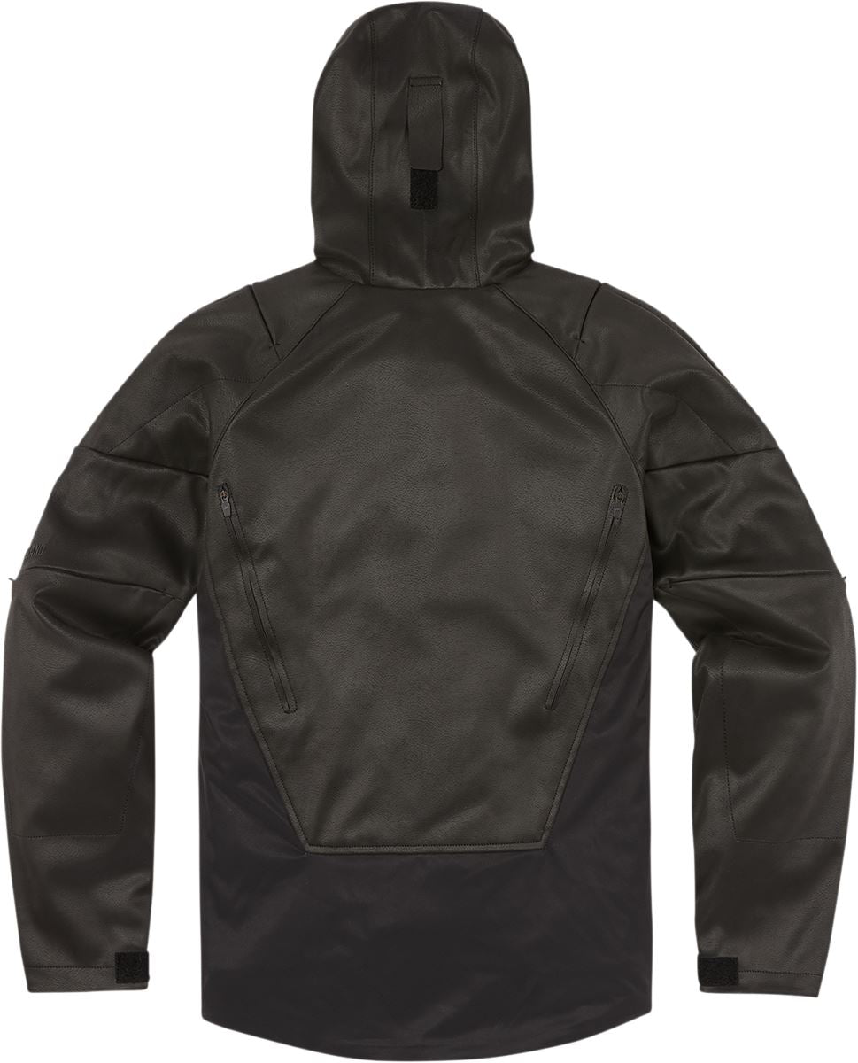 ICON Synthhawk Motorcycle Jacket Black 2023 Model