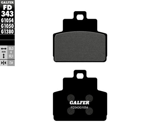 GALFER Brake Pad Semi-Sintered Metal FD343G1054