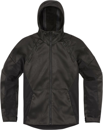 ICON Synthhawk Motorcycle Jacket Black 2023 Model