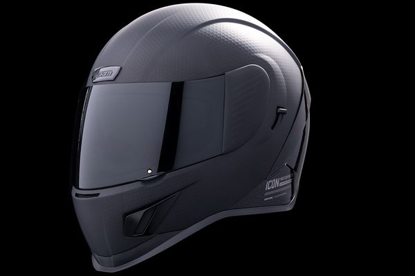 ICON Airform™ Dark Motorcycle Helmet Black - 2023 Model