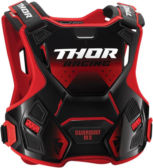 THOR Guardian MX Motorcross Roost Deflector Black/Red 2023 Model