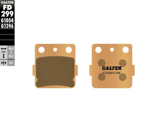 GALFER Brake Pad Off-Road, Multi-Purpose Sintered Metal FD299G1396