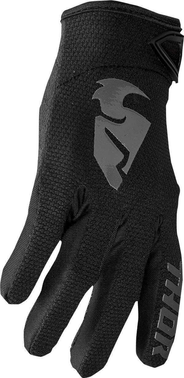 THOR Sector MX Motorcross Gloves Black/Gray 2023 Model