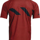 THOR Assist Hazard MX Motorcross Jersey Black/Heather Red 2023 Model