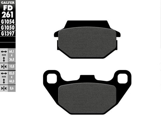 GALFER Brake Pad Street Semi-Sintered Metal FD261G1054