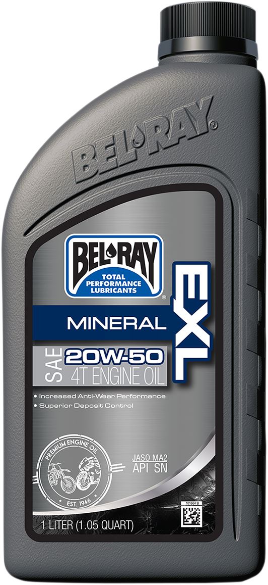 BEL-RAY EXL Mineral 4T Engine Oil 20W-50 1L 99100-B1LW