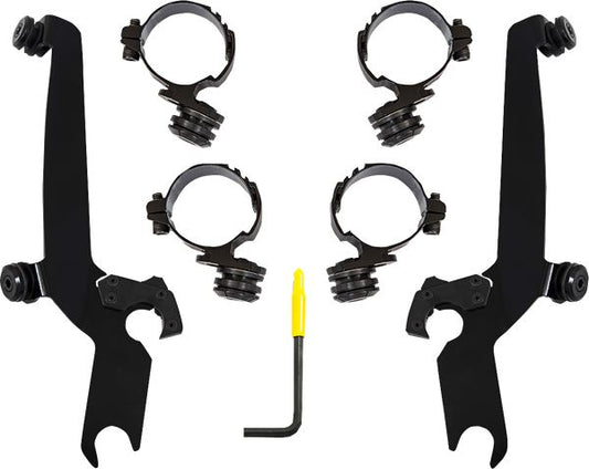 MEMPHIS SHADES Windshield Mounting Kit Black MEB2066