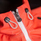 ICON Women's Airform Retro Motorcycle Jacket Orange 2023 Model