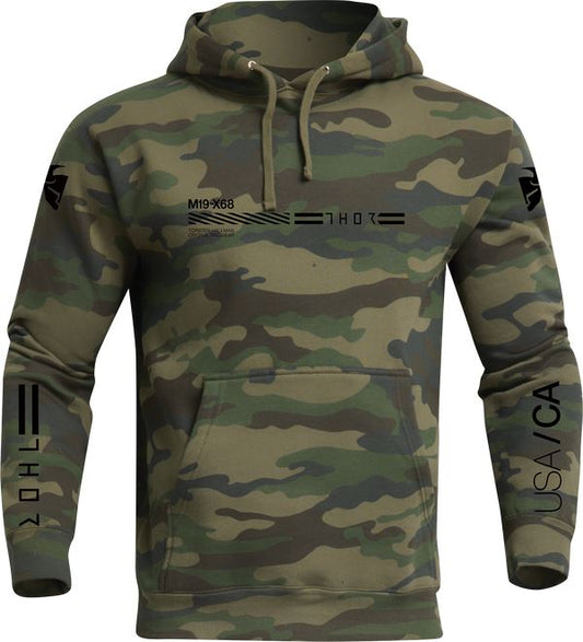 THOR Division MX Motorcross Pullover Camo Green 2023 Model