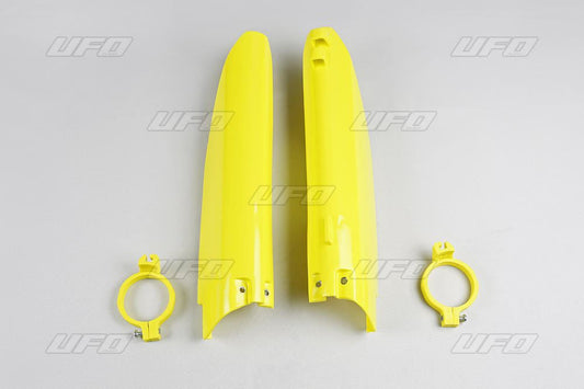 UFO FORK SLIDER PROTECTORS SUZUKI RM125/250 RM-YELLOW SU03905102