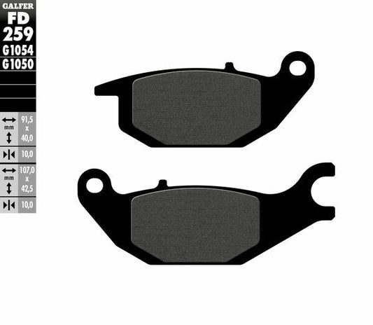 GALFER Brake Pad Semi-Sintered Metal FD259G1054