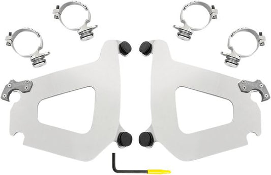 MEMPHIS SHADES Bullet Fairing Mounting Kit Complete POLISHED MEK2010