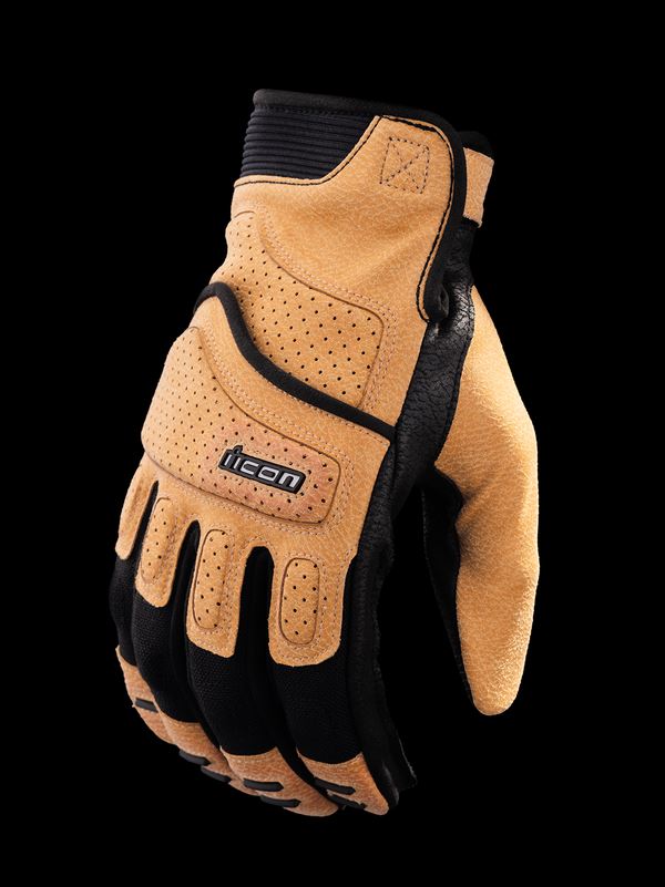 ICON Women's Superduty3 CE Gloves Tan - 2023 Model