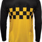 THOR Hallman Differ Cheq MX Motorcross Jersey Black/Yellow 2023 Model