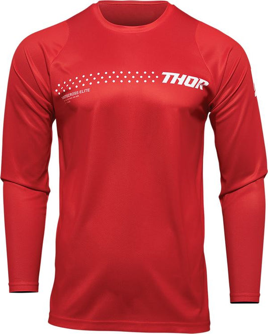 THOR Youth Sector Minimal MX Motorcross Jersey Red 2023 Model