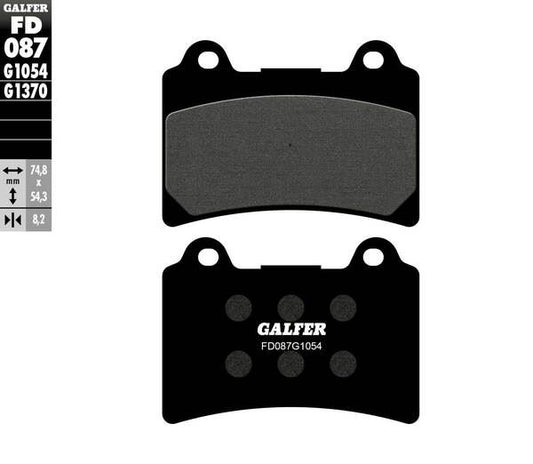 GALFER Brake Pad Street Semi-Sintered Metal FD087G1054
