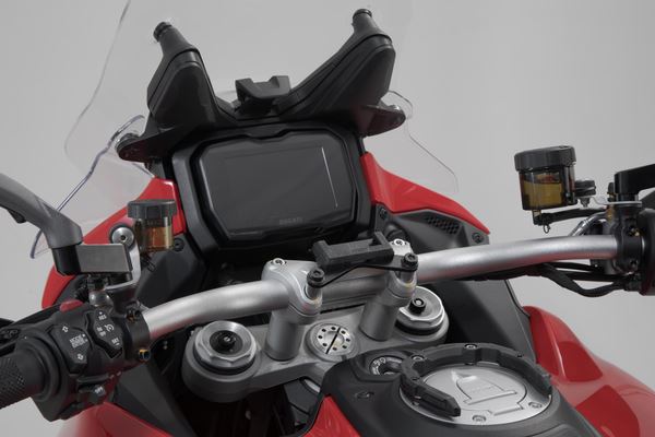 SW MOTECH GPS MOUNT HANDLEBAR To Fit Ducati Multistrada V4 20-23 GPS.22.646.10200