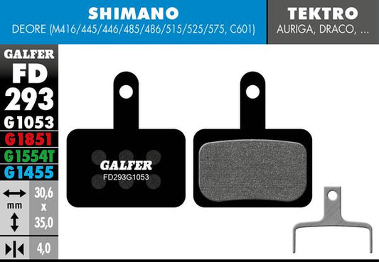 GALFER Brake Pad Bicycle FD293G1053