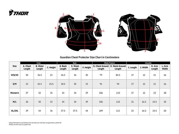 THOR Guardian Roost MX Motorcross Deflector Red 2023 Model