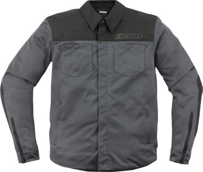 ICON Upstate Mesh CE Jacket Gray - 2023 Model