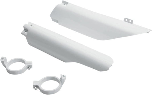 UFO FORK SLIDER PROTECTORS SUZUKI RM/RMZ WHITE SU03998-041