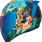 ICON Airflite™ Pleasuredome4 Motorcycle Helmet Blue - 2023 Model