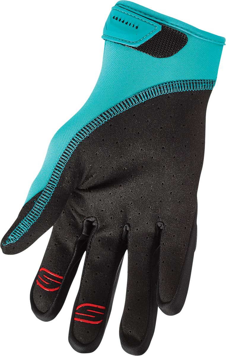 SLIPPERY Watersports Circuit Gloves Black/Aqua