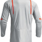 THOR Pulse Mono MX Motorcross Jersey Gray/Orange 2023 Model